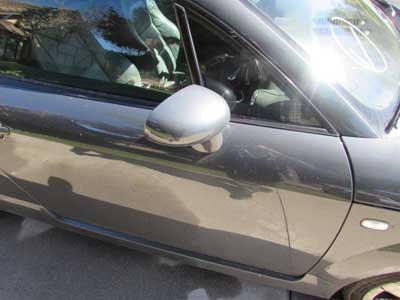 Audi TT MK1 8N Door Mirror, Right Dolomite Gray Pearl 8N0857536C8